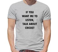 Want Me A Ascolta, Parlare About Cricket - T-Shirt - Player Stokes Radice Cup