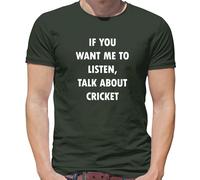 Want Me A Ascolta, Parlare About Cricket - T-Shirt - Player Stokes Radice Cup