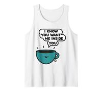 Want Me Inside You Coffee Canotta