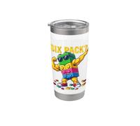 Want To See MY Six Pack Funny Blocks Bricks Master Builder Bicchiere termico in acciaio inox doppia parete
