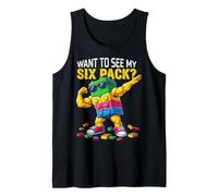 Want To See My Six Pack Funny Blocks Bricks Master Builder Canotta