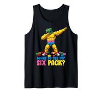 Want To See My Six Pack Funny Blocks Bricks Master Builder Canotta