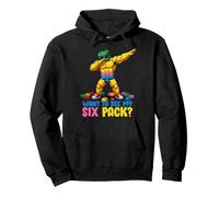 Want To See My Six Pack Funny Blocks Bricks Master Builder Felpa con Cappuccio