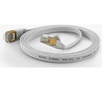 wantecWire 7010 Extra Sottile Cavo Patch con Top qualità Bianco