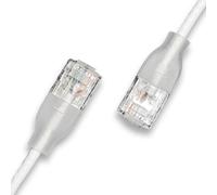 Wantec Cavo patch UTP CAT6a eGlow D = 2,8 mm 3,00 m bianco