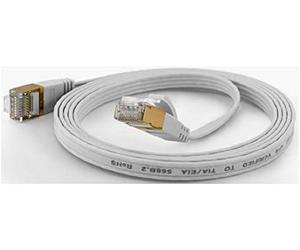 wantecWire 7010 Extradünne Patchkabel mit TOP Qualität weiß weiss Länge 7m
