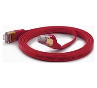 wantecWire 7049 Extra Sottile Cavo Patch con Top qualità Rosso