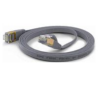 wantecWire 7073 Extra Sottile Cavo Patch con Top qualità Grigio