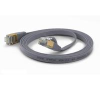 wantecWire 7077 Extra Sottile Cavo Patch con Top qualità Grigio