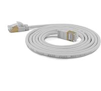 wantecWire 7185 Extra Sottile Cavo Patch con Top qualità Grigio