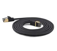 wantecWire 7210 Extra Sottile Cavo Patch con Top qualità Nero