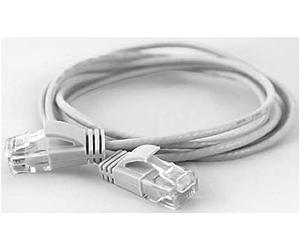 wantecWire 7230 Extra Sottile Cavo Patch con Top qualità Bianco