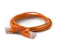 wantecWire 7256 Extra Sottile Cavo Patch con Top qualità Arancione