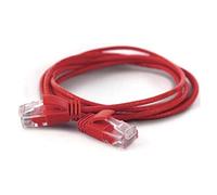 wantecWire 7269 Extra Sottile Cavo Patch con Top qualità Rosso