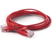 wantecWire 7271 Extra Sottile Cavo Patch Cavi Rete Cat 6 con Top qualità Rosso