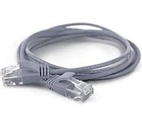 wantecWire 7298 Extra Sottile Cavo Patch con Top qualità Grigio