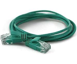 wantecWire 7330 Extra Sottile Cavo Patch con Top qualità Verde
