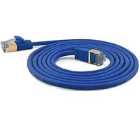 wantecWire Cavo Patch Extra Sottile Cat.7, Spina Cat.6 SSTP schermata, Lunghezza 0,2 m, Blu