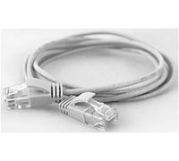 wantecWire Extra Thin Patch Cable CAT.6 UTP Length 0.2 m White White Länge 0.2m