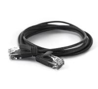 wantecWire Extra Thin Patch Cable CAT.6 UTP Length 5 m Black Black Länge 5m