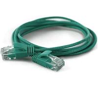 wantecWire Patch Cable Cat.6 UTP Extra Thin 0.2 m Green Green Länge 0.2m