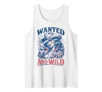 Wanted And Wild Cowgirl Smoking Canotta