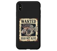 Wanted Dead Not Alive - Lionfish Funny Scuba Diving Custodia per iPhone XS Max