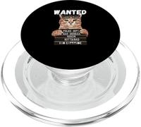 Wanted Kitty.Bad per cattiva Cattitudine, Amante dei gatti San Valentino PopSockets PopGrip per MagSafe