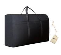 WANTING Grande borsa portaoggetti in tessuto Oxford impermeabile da 180 litri, per trapunte e vestiti, lavabile, adatta per bagagli da viaggio (100 x 60 x 30 cm, nero)