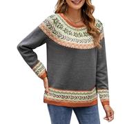 Wantonfy Pullover Donna Manica Lunga in Maglia Pullover Maglione Smanicato Invernale