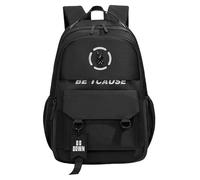 WANWEN Sac À Dos Pour Ado Garcon, Sac D'école Pour Garçon, Légers Et Spacieux, Simples Et Élégants, Ils Conviennent À L'école, Aux Loisirs Et Au Camping (Nero)