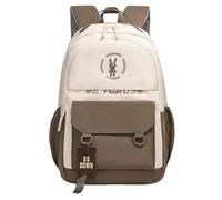 WANWEN Sac À Dos Pour Ado Garcon, Sac D'école Pour Garçon, Légers Et Spacieux, Simples Et Élégants, Ils Conviennent À L'école, Aux Loisirs Et Au Camping (Albicocca)