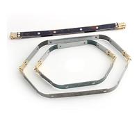 WANYI 4 Pezzi Cerniere Interne in Metallo Flessibili, Chiusura a Molla per Borse, Telaio Interno Flessibile, Cerniere Borsa a Molla Clip per DIY Borsa Portamonete(30.5CM)