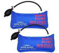 WANYIG 2 Pezzi Pompa ad aria per finestrini, Pompa ad Aria Cuneo, Cuscino Cuneo Gonfiabile Air Pump Wedge sportelli auto per montaggio di finestre, porte e mobili (Grande rettangolo)