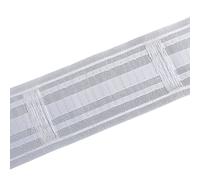 WANYIG Nastro per tende da cucire, 85 mm, universale, nastro arricciato, universale, per tenda, nastro arricciato, con passanti (3 m)