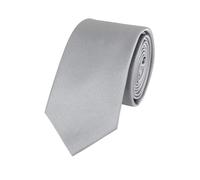 WANYING Cravatta stretta da uomo, 6 cm, larghezza 2,36", sottile, alla moda, casual, business, matrimonio, formale, informale, a strisce, tinta unita, Tinta unita Grigio scuro, 6 × 145 cm