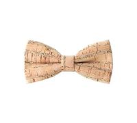 WANYING Papillon da Uomo in Sughero con Profilo in Legno e Chiusura A Spillo Già legato Regolabile Gentleman Casual Formal - Venatura del Legno 15