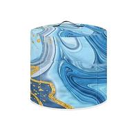Wanyint Blue Marble Print Riso Cooker Coverwith Top Handle e Pocket Cucina Piccolo Elettrodomestico Organizzatore Bag Cover Accessori Decor