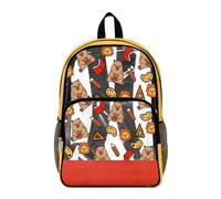 Wanyint Borsa trasparente resistente del PVC di 17 pollici dello zaino trasparente per l'università, vedere attraverso lo zaino della scuola con le tasche multiple, Capybara Lion School Supply, One