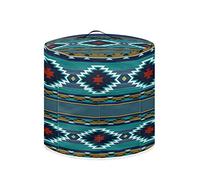 Wanyint Copertura per cuociriso con stampa in stile azteco del sud-ovest, resistente copertura per friggitrice ad aria da cucina, con tasche per accessori decorativi per elettrodomestici friggitrice