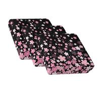 Wanyint Copridivano elasticizzato per divano componibile, lavabile in lavatrice, antiscivolo, decorazione per mobili, 3 pezzi, rosa ciliegio