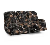Wanyint Lazy Boy Fodera per poltrona reclinabile, in poliestere e spandex, per divano a 3 posti, 8 pezzi, traspirante, morbida, con tasca, per soggiorno, motivo mimetico, caccia e foresta nera