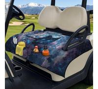 Wanyint Protezione per sedile per golf cart per tutte le stagioni, copertura trapuntata con 4 tasche, con manico, si piega come una borsa per il trasporto, universale, adatta alla maggior parte dei
