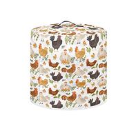 Wanyint Simpatico Pollo Stampa Riso Cuociriso Coverwith Maniglia Superiore e Tasca Cucina Piccolo Elettrodomestico Organizzatore Bag Cover Accessori Decor
