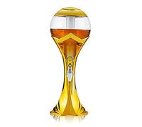 WAOBE Dispenser per Birra - Torre della Birra Portatile World Cup Design, 1.5L / 2L / 3L con LED Cambia Colore all'Interno.,Orange,3L