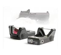 WAOBE Mini collimatore tattico M1 Red DOT Sight - Mirino elettronico Compatto a Pistola Reflex Aperta per Attacco G/Red DOT/Orange