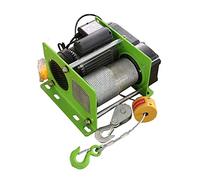 WAOBE Paranco elettrico a fune metallica da 220 V, verricello elettrico micro 400KG 30M Paranco multifunzione argano piccolo con telecomando senza fili