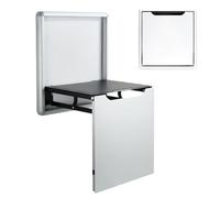 WAOBE Sedia pieghevole montata a parete che risparmia spazio panchina a parete nascosta, sgabello da cambio di scarpe per ingresso sala da bagno soggiorno, 330 libbre di capacità di carico