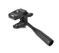 Waoclowr Testa del treppiede in materiale durevole stabilizzazione ABS | Materiale ABS, durevole; interfaccia fotocamera da 1/4, base da 3/8; presa per la fotocamera in viaggio.