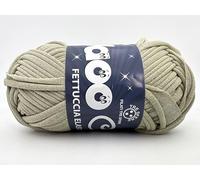 Waoo Lycra Chanel Fettuccia Elasticizzata e Laminata con Glitter, 150g 60m, Larghezza 3cm, per Uncinetto 6-9, Borse e Accessori (Laminata, Salvia - 02)